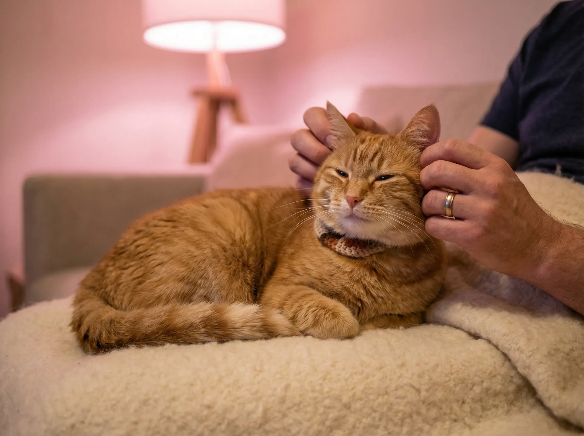 猫咪被温柔抚摸的幸福时刻 - 爱回家国语版